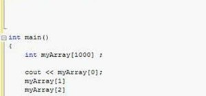 Use arrays in C++