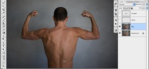 Create a muscle man in Photoshop