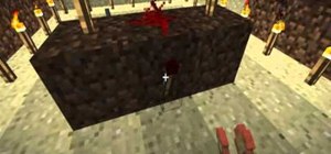 Use redstone to make gates in Minecraft