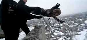 Crazy Russians Jump to Near Death (Not Again)