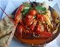 Cook Italian zuppa di pesce (shrimp, fish, and lobster stew)