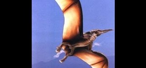 Make an origami flying pterodactyl dinosaur for beginners