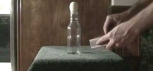 Suck a Hard-Boiled Egg into a Bottle with a Burning Match
