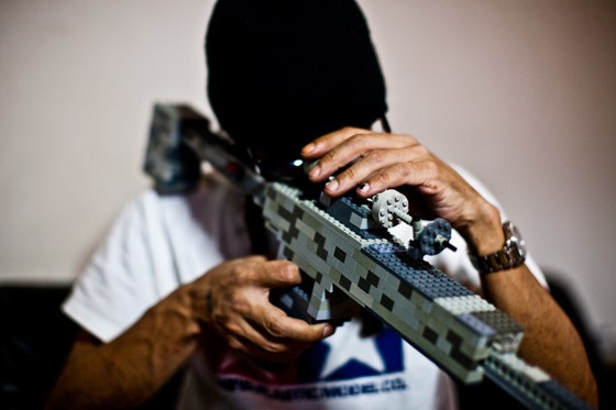LEGO Assault Rifles by renowned artist FUTURA