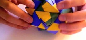 Make an origami icosahedron