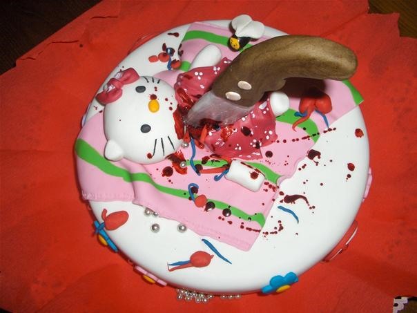 Hello Kitty Death Cake