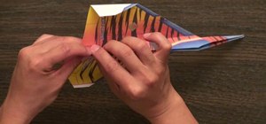 Fold the Ty Legend fighter jet paper airplane