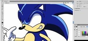 Draw a hyper-stylized Sonic the Hedgehog