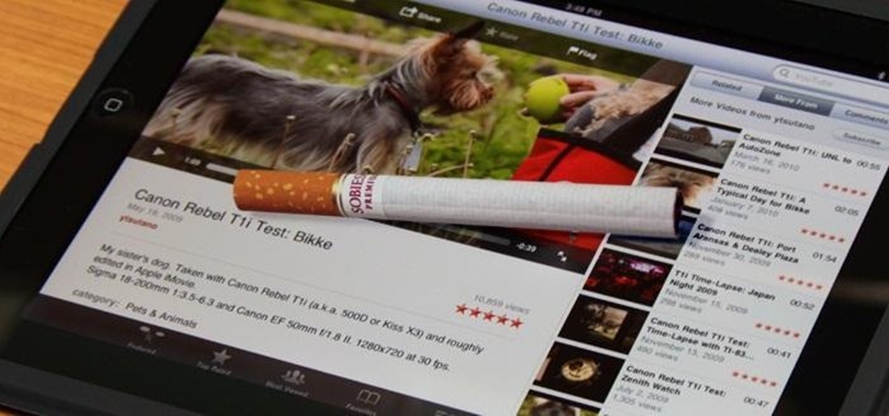 Turn Your Smokes into an iPad Stylus, Plus 4 More Super Simple DIY Styli