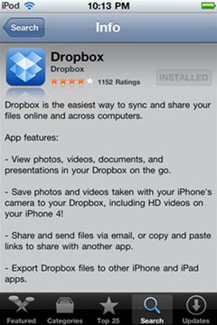 How to Transfer Photos and Videos from iPod Touch 4th Generation With Dropbox