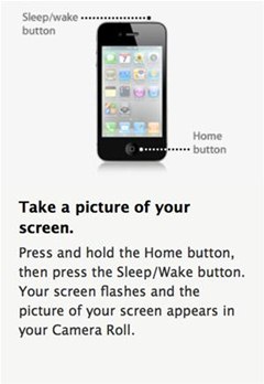 How to Take Screenshots on Apple iOS 4 Devices (iPhone, iPod touch, iPad)