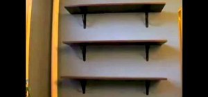 Make unique shelves for storage