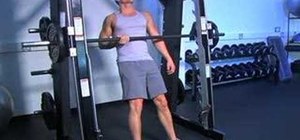 Do Smith machine single palm up inverted pull ups
