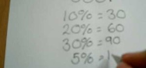 Solve basic percentages