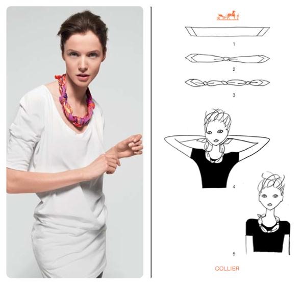 How to Knot a Hermès Scarf in 21 Different Ways