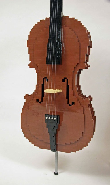 Nathan Sawaya's LEGO Cello