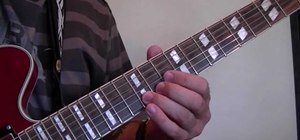 Play the Beatles solo "Something" on the electric guitar