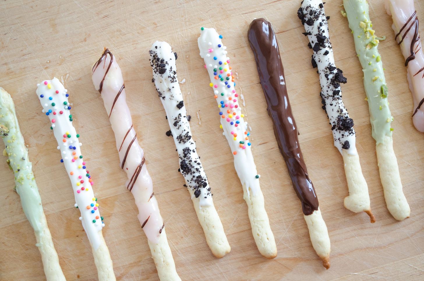 Make Copycat Pocky Sticks in Any Crazy Flavor Combination You Want