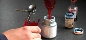 Make fake blood with household items