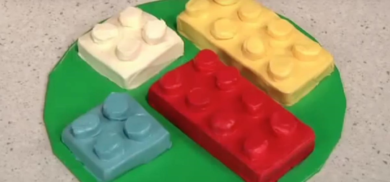 Turn Birthday Cakes into Delicious Lego Building Blocks
