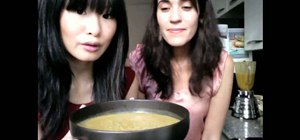 Make pumpkin soup and cream of broccoli soup with Amy Chow