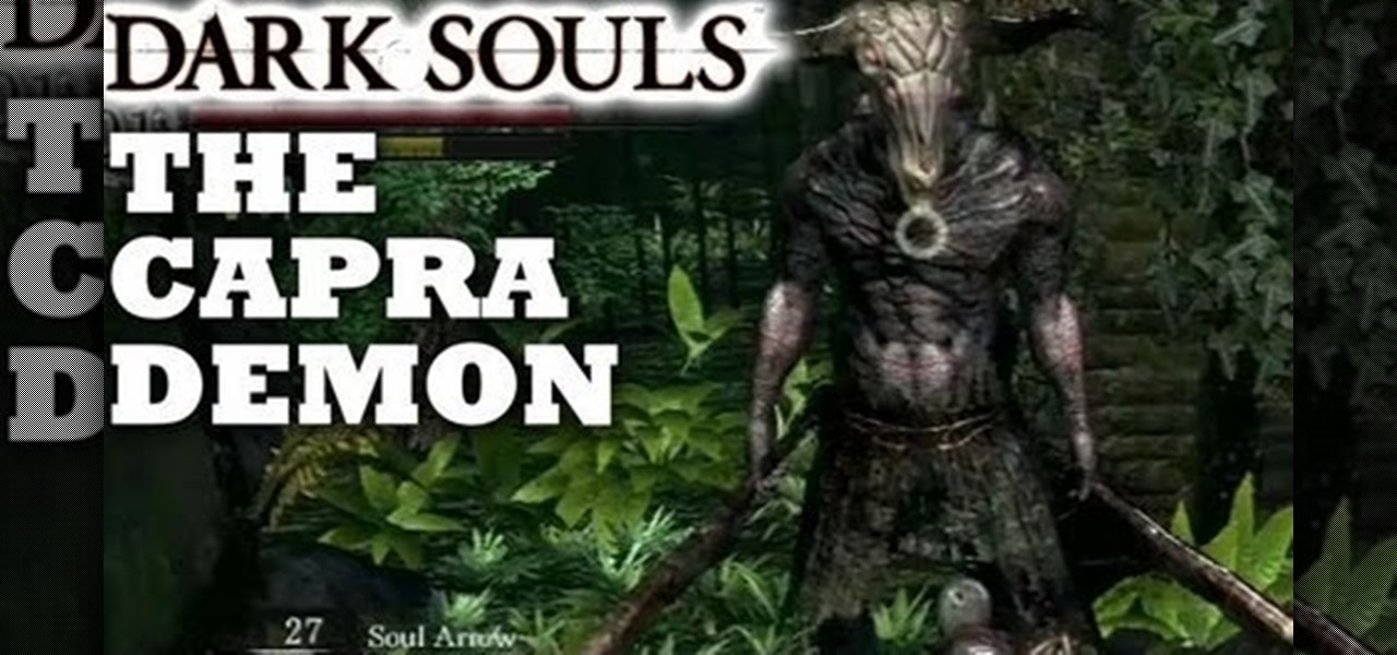 dark souls capra demon