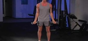 Do tube assisted dumbbell curls