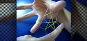 Make three stars in one with a single rubber band