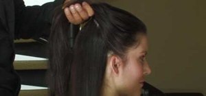 Do a half-up half-down hairstyle