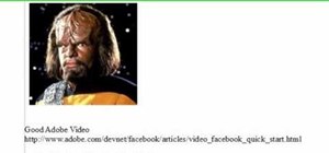Create a Klingon 'Hello World' application for Facebook using Adobe Flash