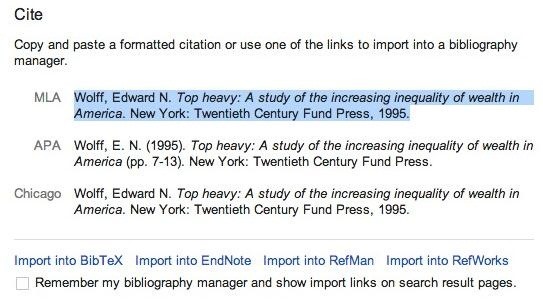 proper citation in research