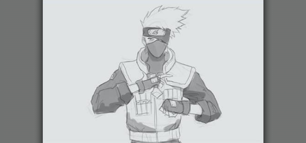 How To Draw Kakashi From Naruto Drawing Illustration