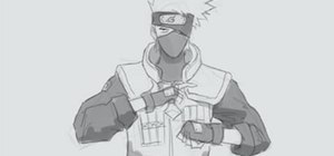 Draw Kakashi from Naruto