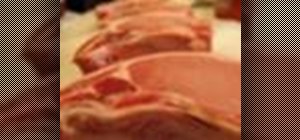 Prepare bone-in pork chops on the grill