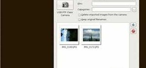 Copy images from a digital camera in Ubuntu Linux