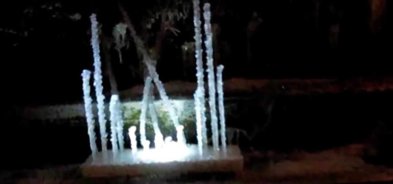 Make an Internally Lit Ice Sculpture with LED Lights