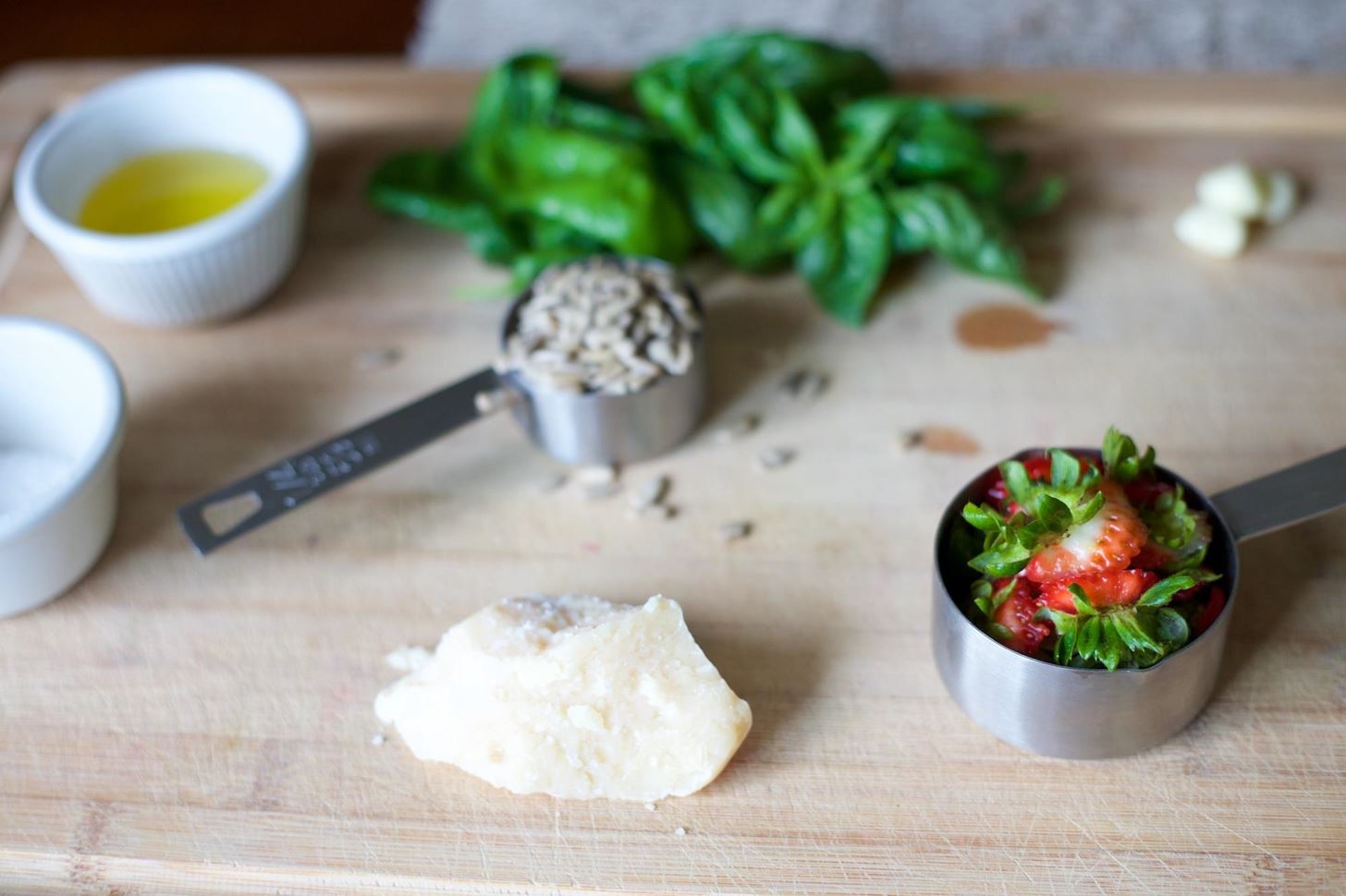 Strawberry Stems Aren't Waste—They're Perfect for Pesto
