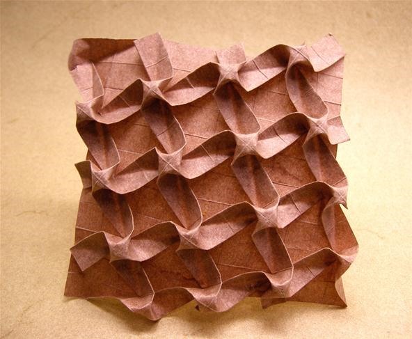 Math Craft Inspiration of the Week: The Origami Tessellations of Eric Gjerde
