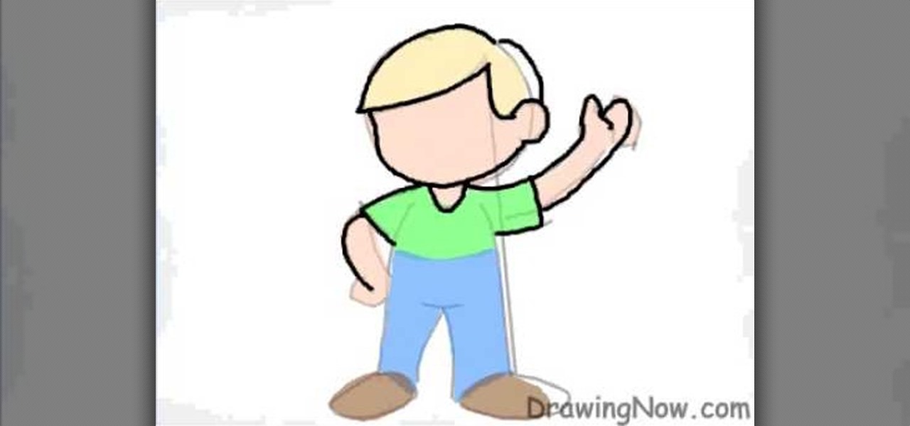 How to Draw a cartoon figure of a boy « Drawing & Illustration ::  WonderHowTo