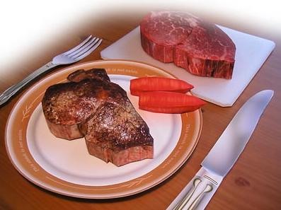 Papercraft Steak