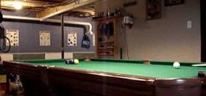 Do the 9 ball control break in a pool game