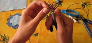 Make a felt flower pin