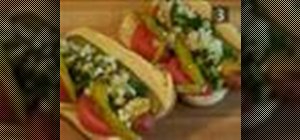 Make Chicago hot dogs