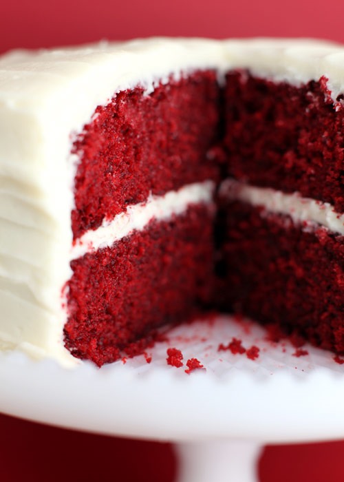Mmmmm... Deliciously Deep Red Velvet Cake