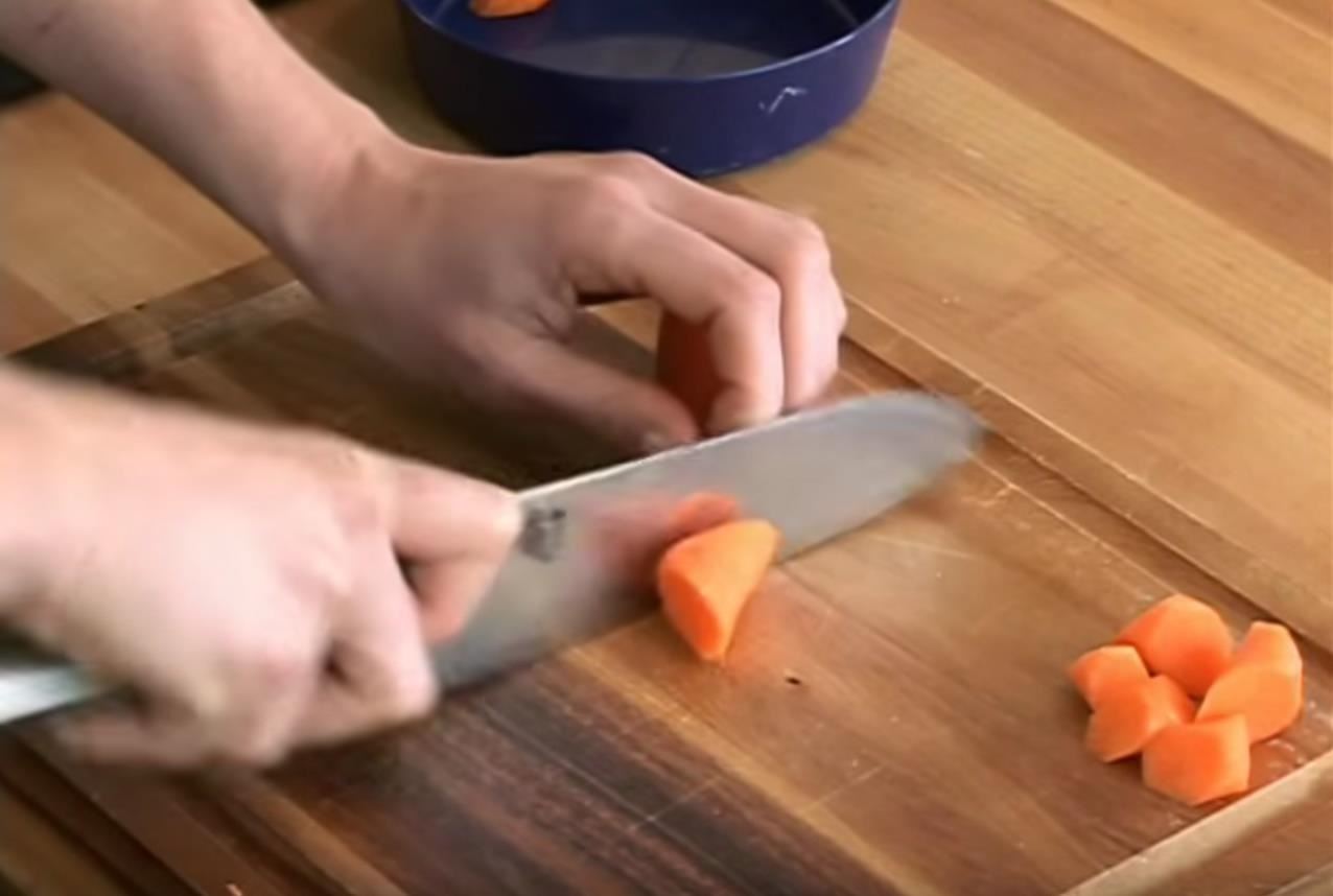 This Weird Chopping Technique Helps Veggies Cook Faster