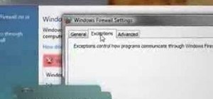 Use the Microsoft Windows Firewall