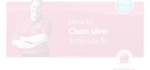 Clean silver to bring back the shine in five minutes