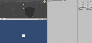 Make a basic GUI using the Unity3D game design engine