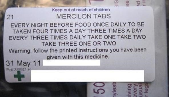 WTFoto's Weird Instructions Wednesdays: 10 WTF Pill Bottles