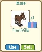 FarmVille/ FrontierVille Brown Mule